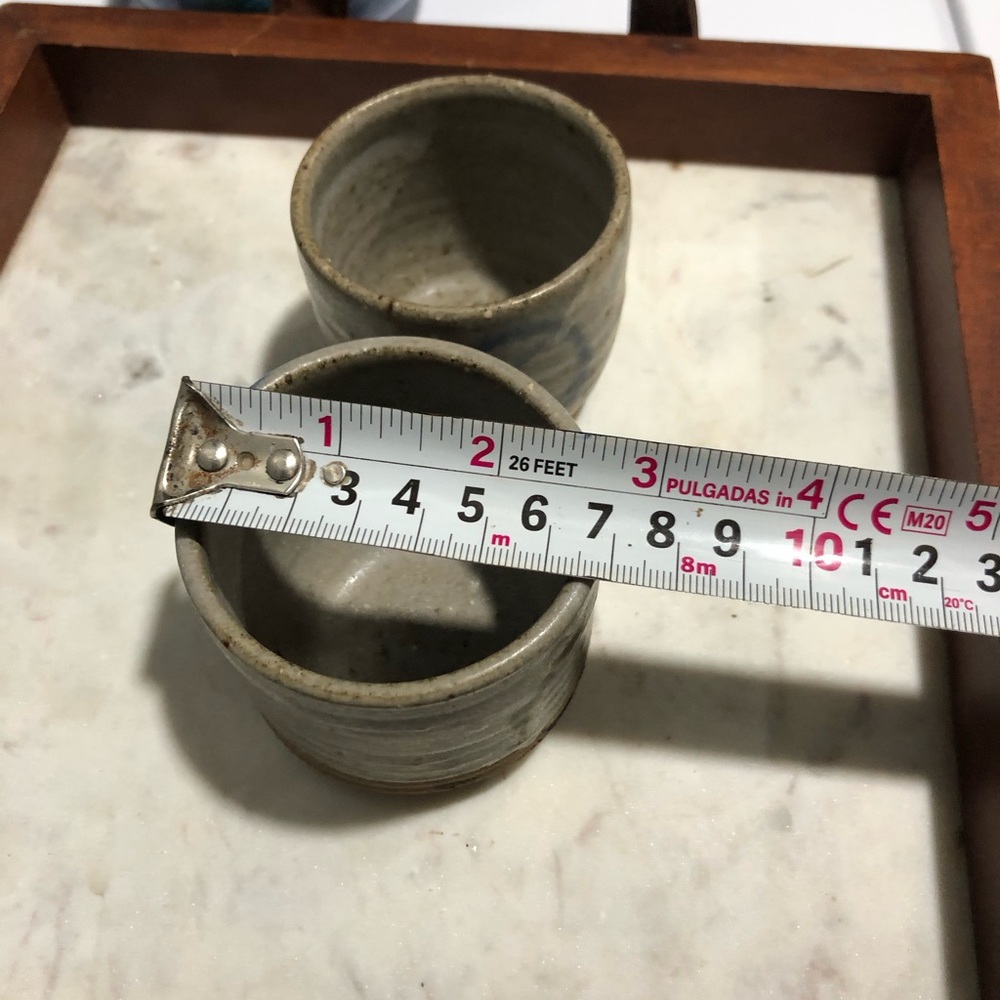 Set of 4 vintage pottery vases - Picture 9 of 11